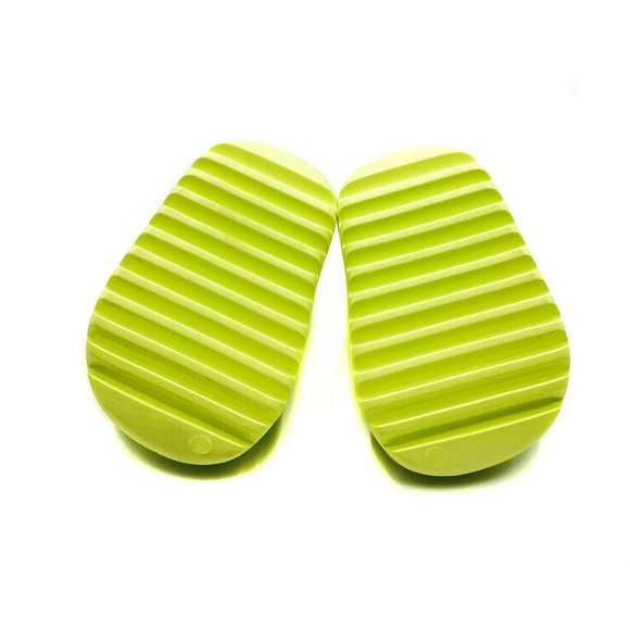 YEEZY X ADIDAS Glow Green Infant Slide Sandals NIB - Picture 8 of 13